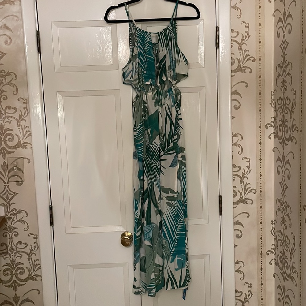 Cupshe NWT Tropical Print Maxi Dress
